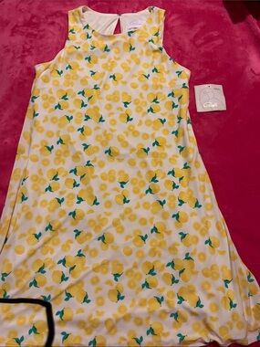 Pappagallo  Lemon Sleeveless Dress. NWT